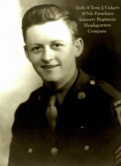 Tech-4 Tony J. Vickery - 1HHC - KIA Normandy June 11th 1944